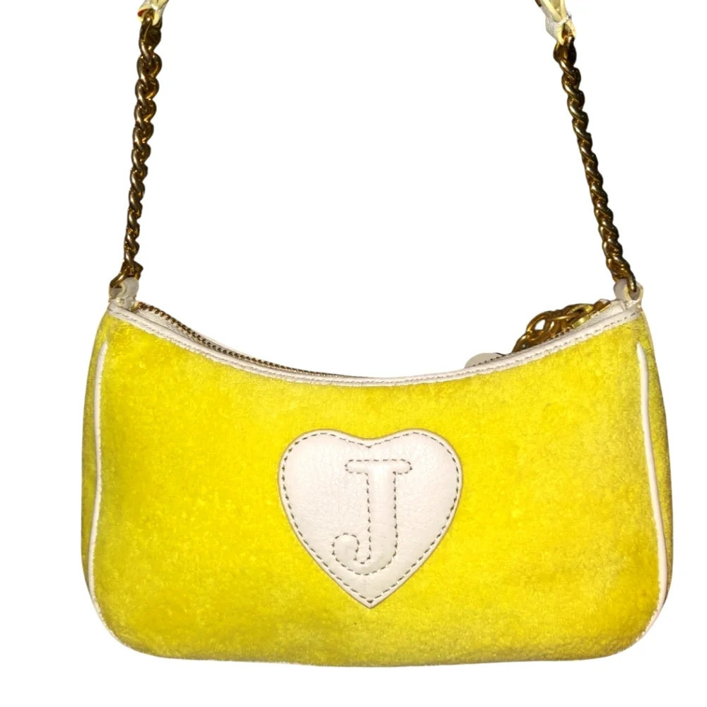Juicy Couture Yellow Terry Mini Bag Baguette - Picture 4 of 13